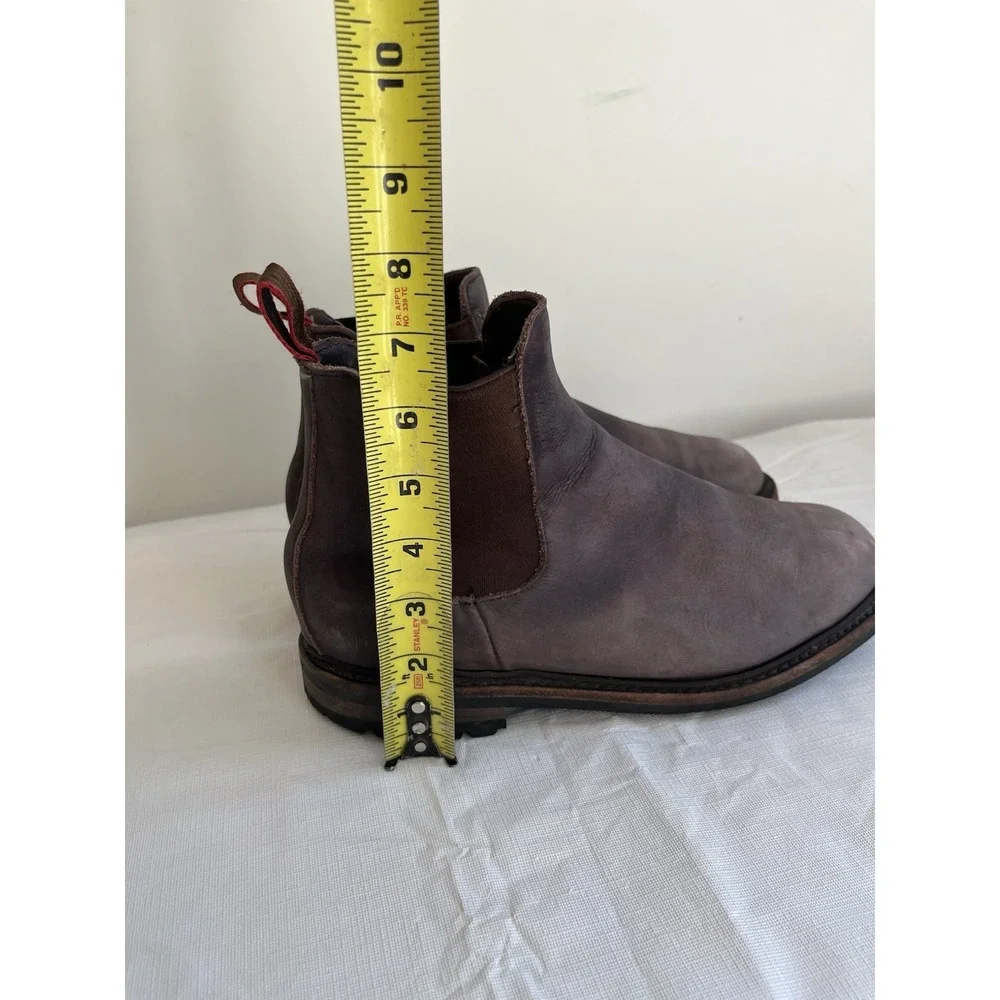 ALLEN EDMONDS Mens Surrey Chelsea 8.5 3E Weatherproof Ankle Boots Brown Comfort‎